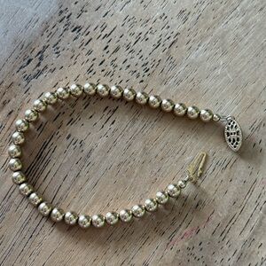 Elegant Gold Beaded Bracelet